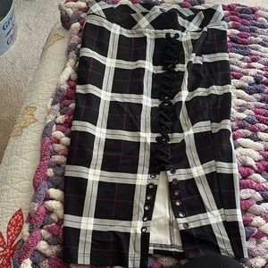 Torrid plaid skirt